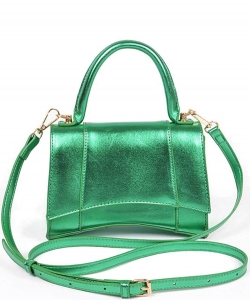 Metallic Color Fashion Swing Bag 111-HPC5631 GREEN